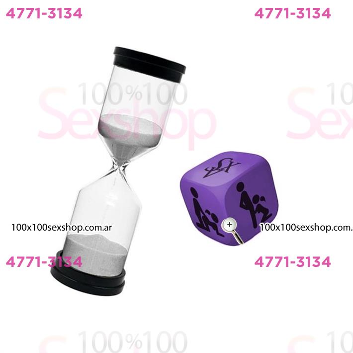 Cód: CA JUE STG01 - Juego Sex Time dado mas reloj de arena - $ 9400 Cód: CA JUE STG01 - Juego Sex Time dado mas reloj de arena - $ 9400